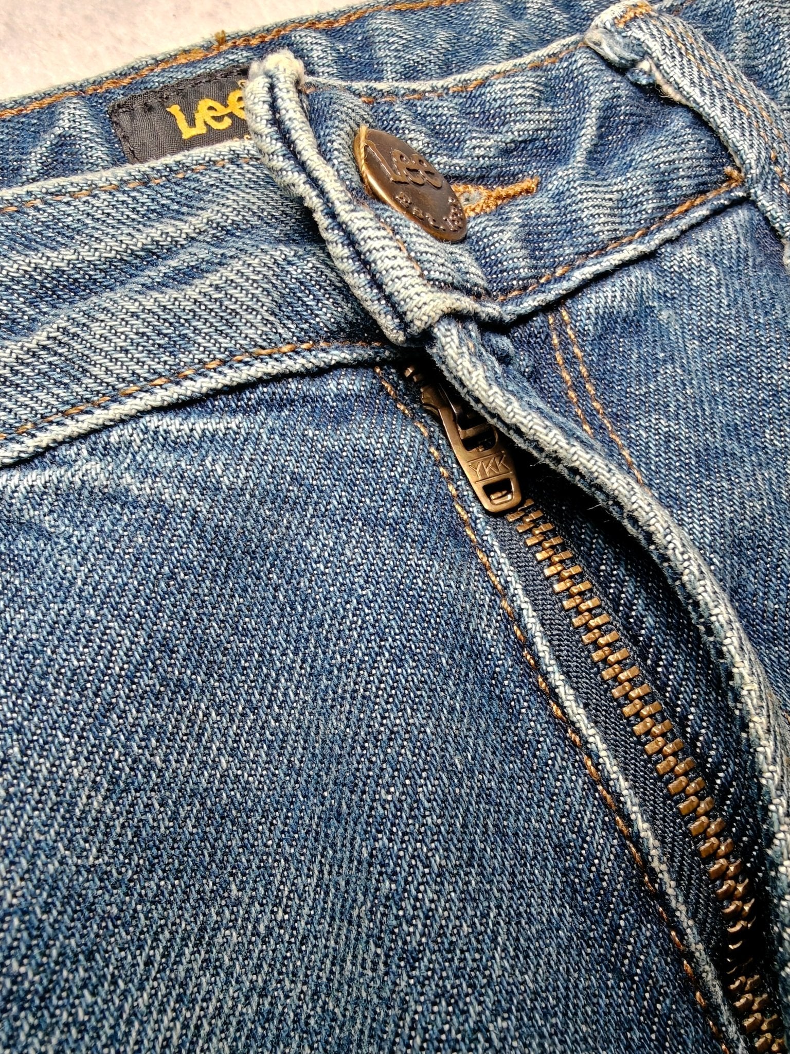 Women LEE Vintage Blue Mom Straight W27 EU 36 S Jeans