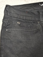 Women Lee Curvy Black Straight W30 L32 (EU 40/M) Jeans