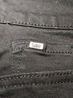 Women Lee Curvy Black Straight W30 L32 (EU 40/M) Jeans
