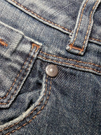 Women Sisley Blue Slim Straight W26 L30 (EU 36/S) Jeans