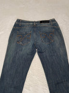 Women Sisley Blue Slim Straight W26 L30 (EU 36/S) Jeans