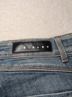 Women Sisley Blue Slim Straight W26 L30 (EU 36/S) Jeans