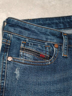 Women Diesel Gracey Stretch Blue Skinny W25 L32 (EU 34/XS) Jeans