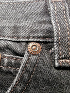Women Wrangler Kate Black Washed Flared W26 L32 (EU 36/S) Jeans