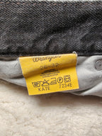 Women Wrangler Kate Black Washed Flared W26 L32 (EU 36/S) Jeans