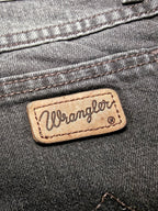 Women Wrangler Kate Black Washed Flared W26 L32 (EU 36/S) Jeans