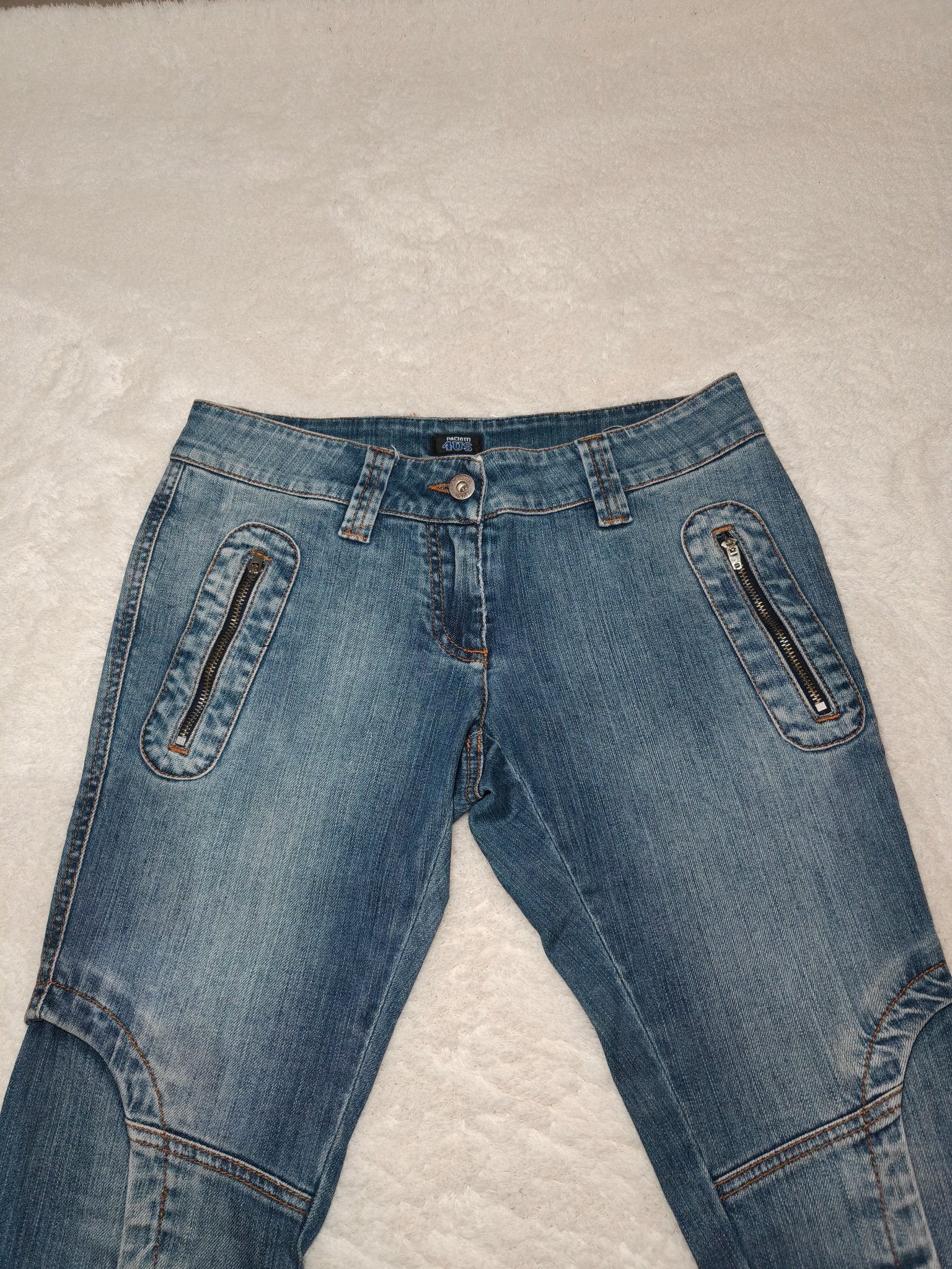 Women Cesare Paciotti 4US Kharma Blue Slim W29 L28 (EU 38/M) Jeans