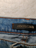 Women Roberto Cavalli Light Blue Flared W28 L30 (EU 38/M) Jeans