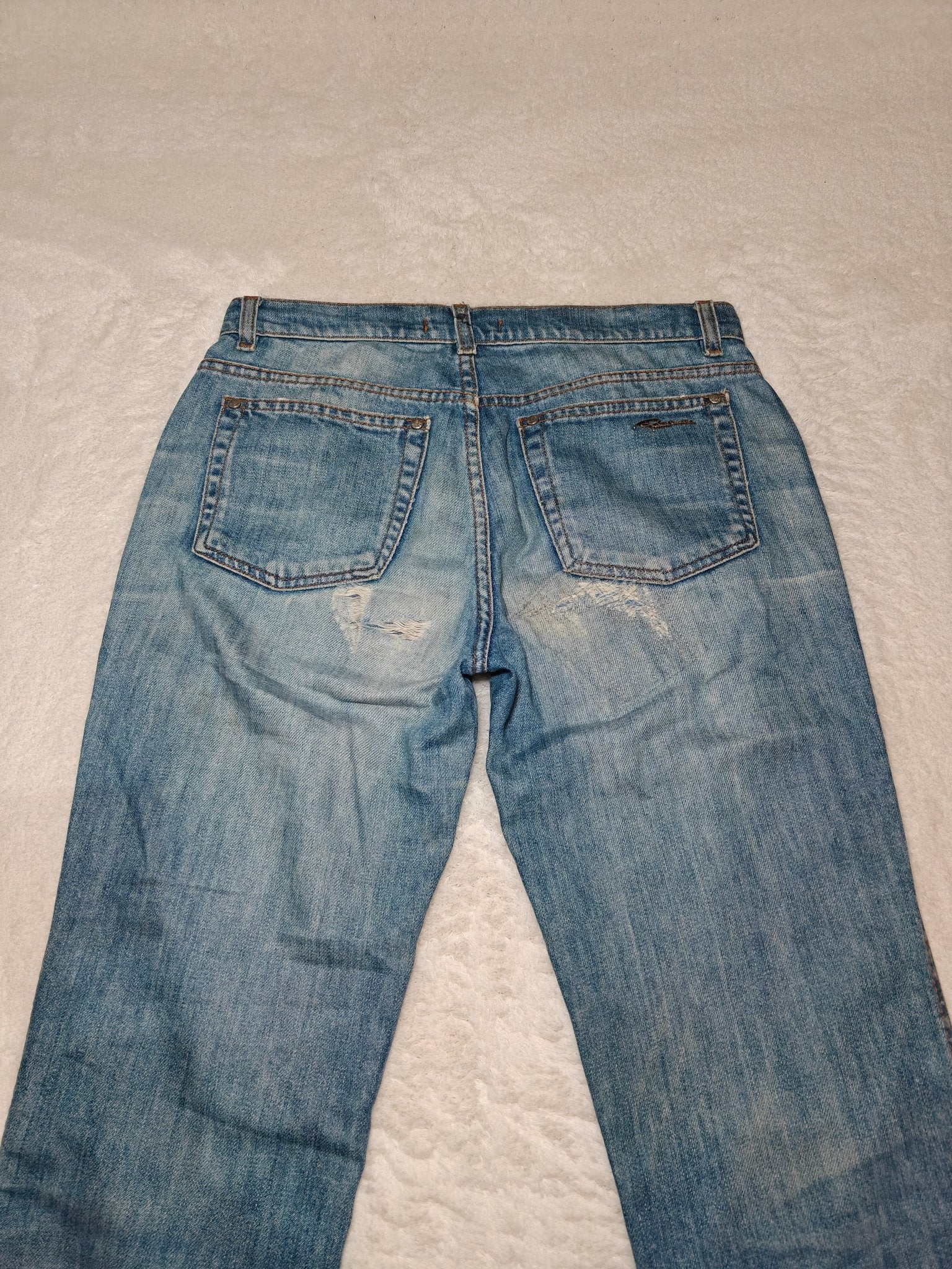 Women Roberto Cavalli Light Blue Flared W28 L30 (EU 38/M) Jeans