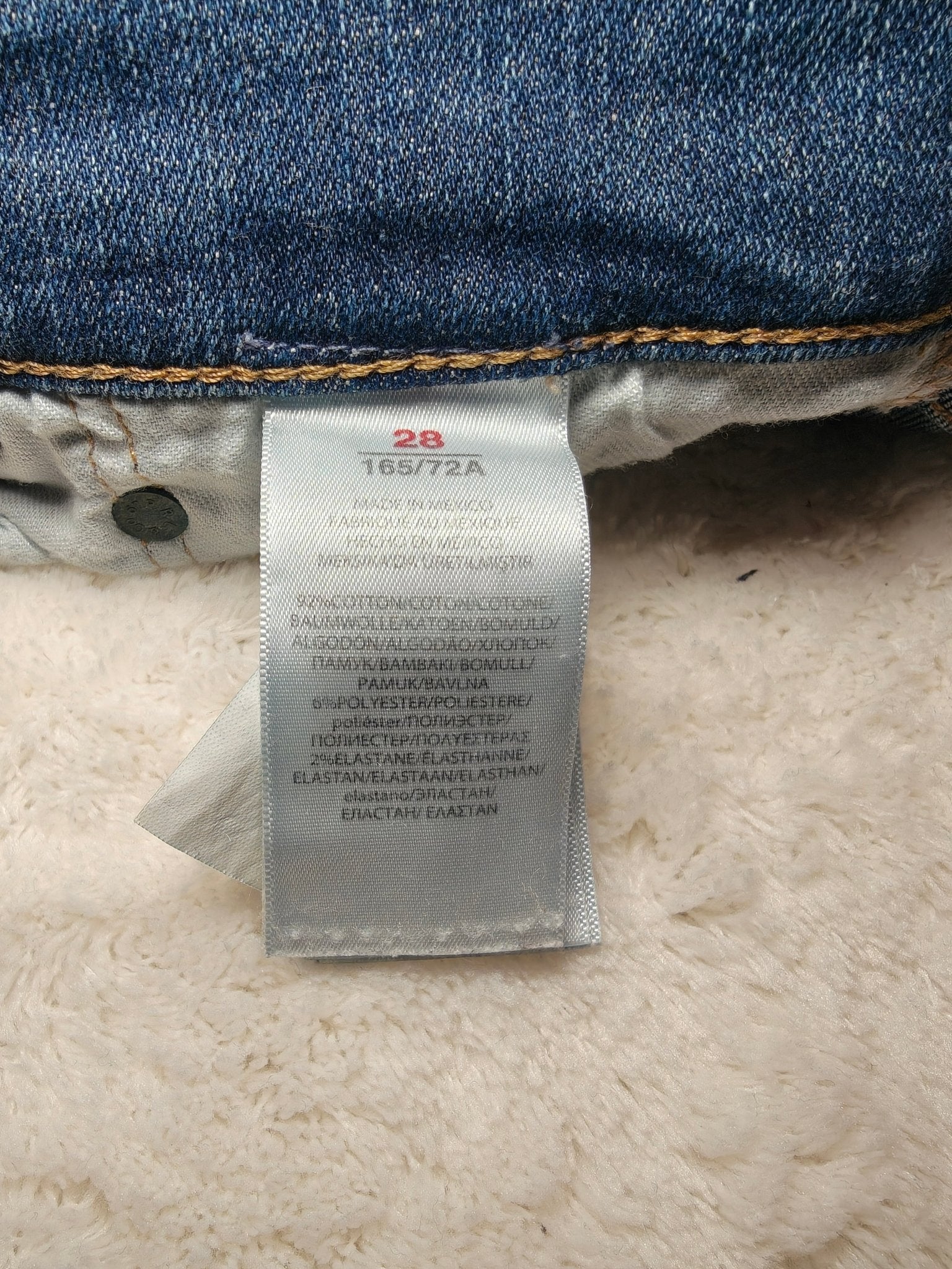Women Polo Ralph Lauren Tompkins Blue Skinny W28 L30 (EU 38/M) Jeans