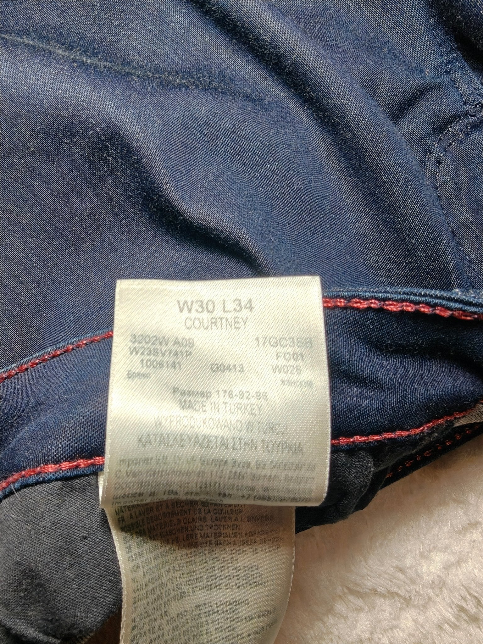 Women Wrangler Courtney Dark Blue Slim W30 L34 (EU 40/L) Jeans