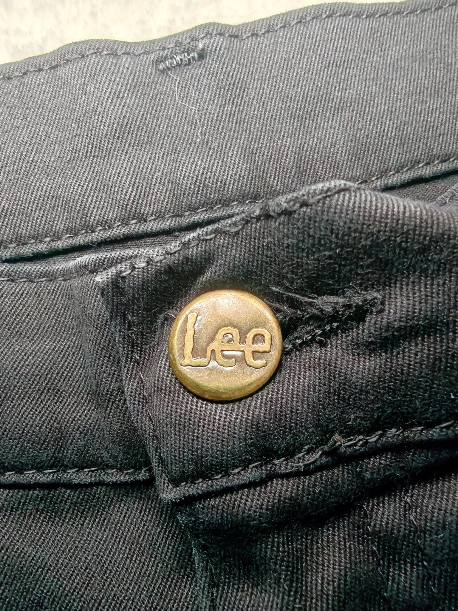 Men Lee Brooklyn Black Straight W32 L32 Jeans