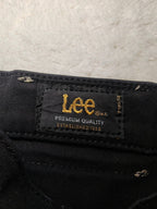 Men Lee Brooklyn Black Straight W32 L32 Jeans