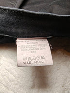 Men Lee Brooklyn Black Straight W32 L32 Jeans