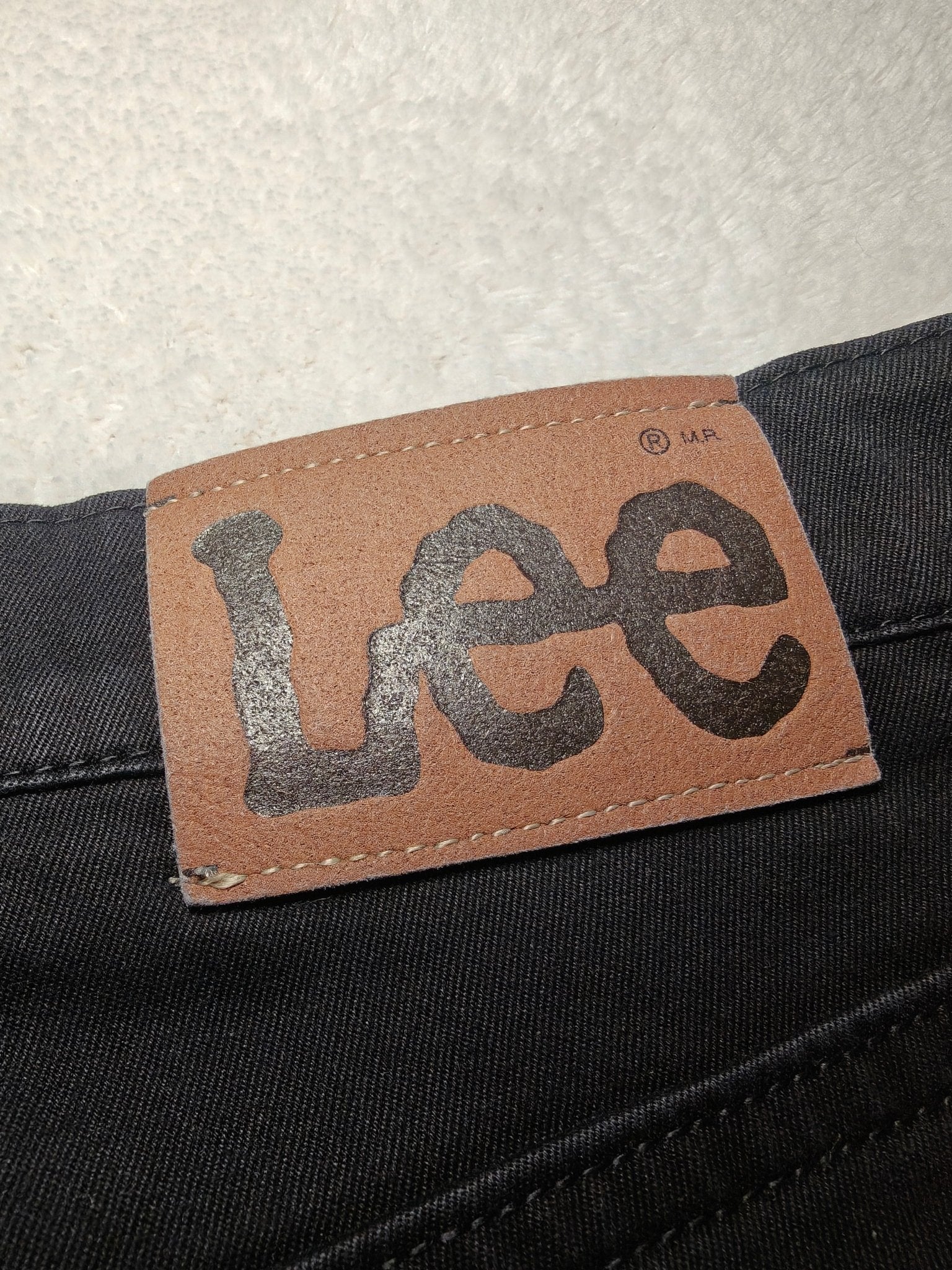 Men Lee Brooklyn Black Straight W32 L32 Jeans