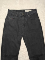 Women Diesel Neekhol Black Faded Straight W25 L32 (EU 34/XS) Jeans