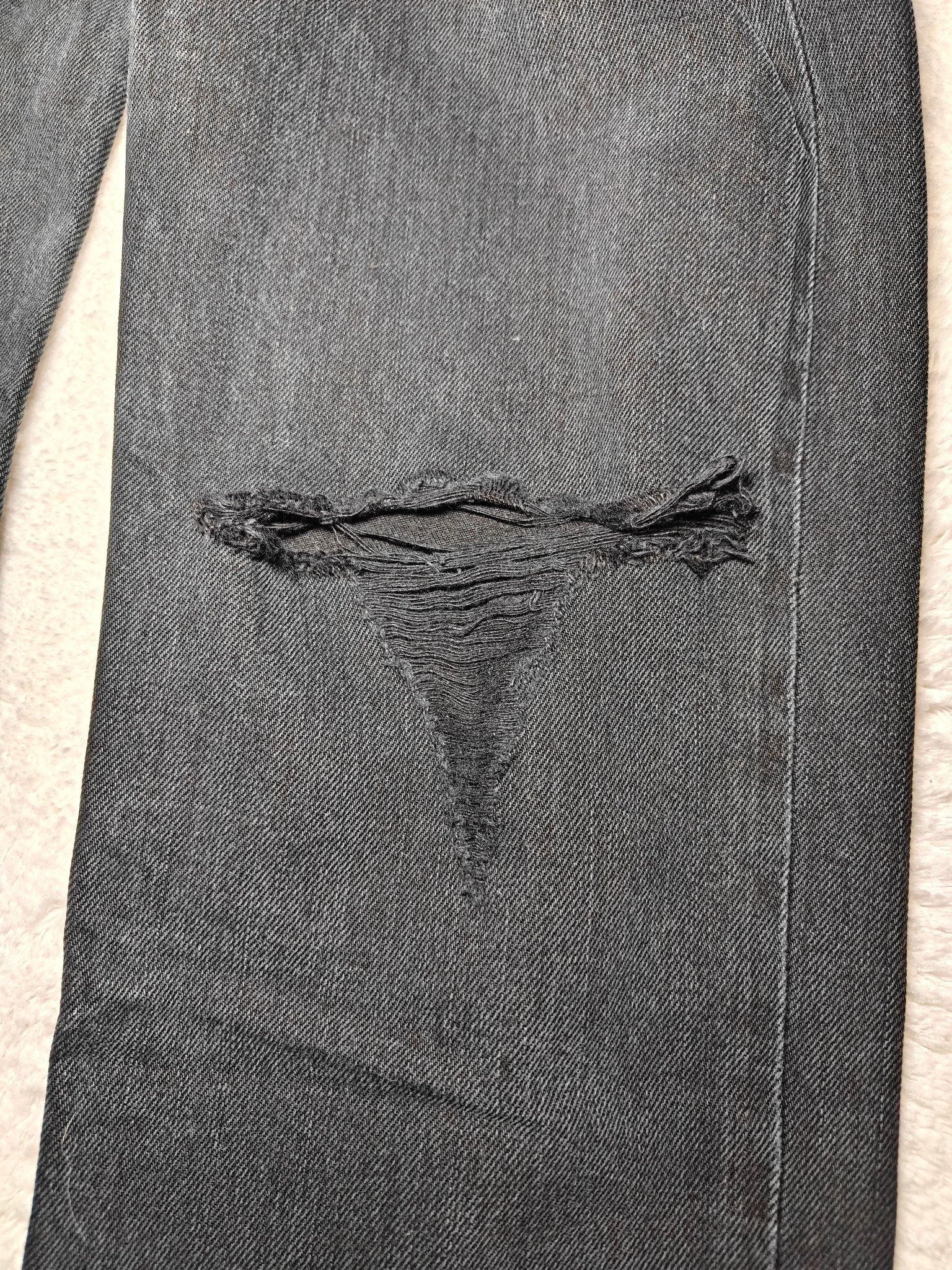 Women Diesel Neekhol Black Faded Straight W25 L32 (EU 34/XS) Jeans