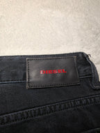 Women Diesel Neekhol Black Faded Straight W25 L32 (EU 34/XS) Jeans
