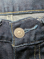 Women Levi's 595 Dark Blue Straight W30 L34 (EU 40/L) Jeans