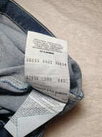 Women Levi's 595 Dark Blue Straight W30 L34 (EU 40/L) Jeans