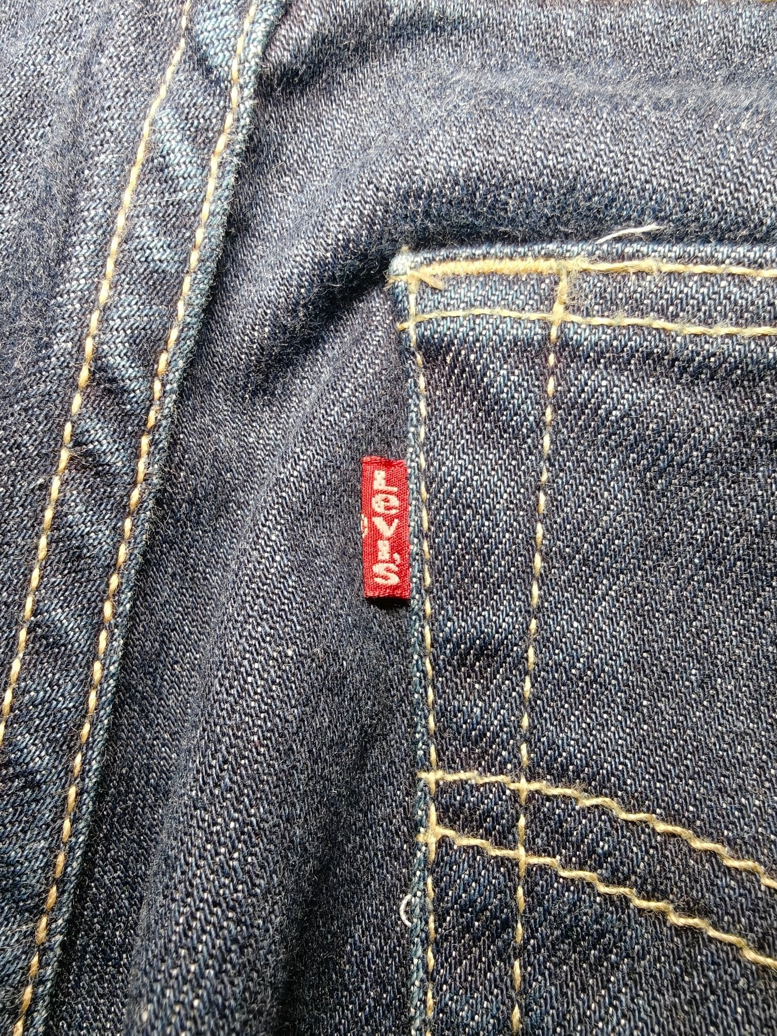 Women Levi's 595 Dark Blue Straight W30 L34 (EU 40/L) Jeans