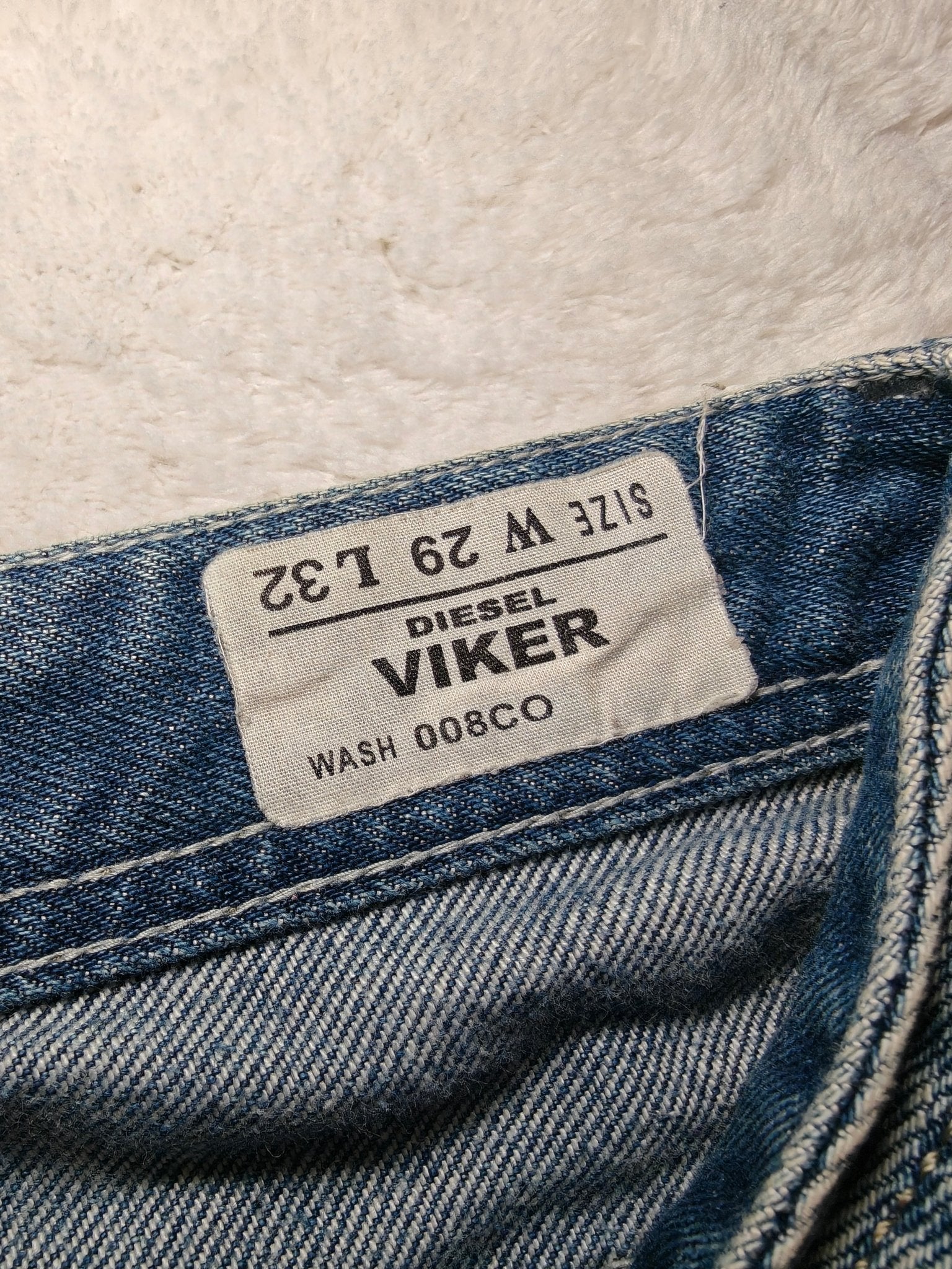 Men Diesel Viker Blue Slim W29 L32 Jeans