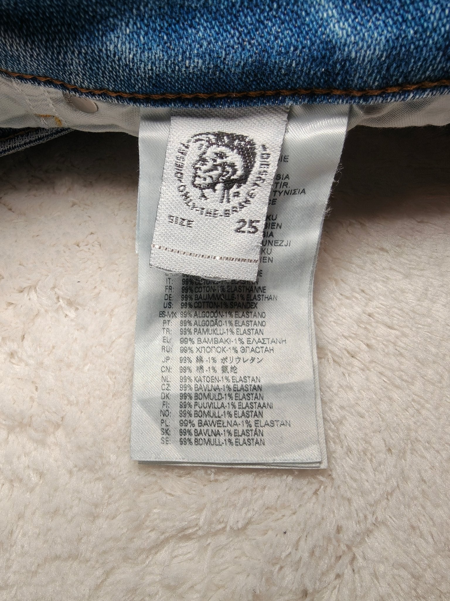 Women Diesel D - Joy Light Blue Slim W25 L32 (EU 34/XS) Jeans