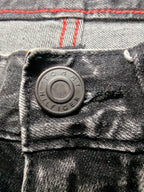Men Tommy Hilfiger Étroite Black Faded Slim W29 L30 Jeans
