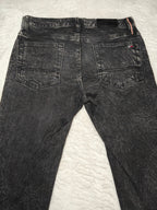Men Tommy Hilfiger Étroite Black Faded Slim W29 L30 Jeans