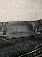 Men Tommy Hilfiger Étroite Black Faded Slim W29 L30 Jeans