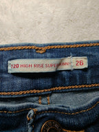 Women Levi’s 720 Dark Blue Super Skinny W26 L30 (EU 36/S) Jeans