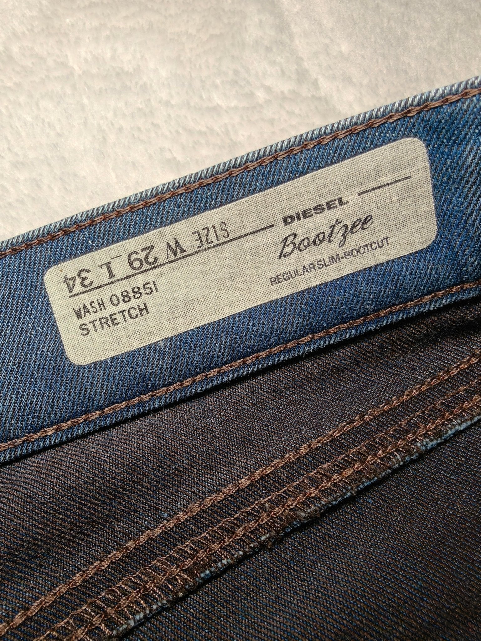 Women Diesel Bootzee Dark Blue Slim Bootcut W29 L34 (EU 38/M) Jeans
