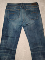 Women G - Star RAW Lynn Dark Blue Mid Skinny W28 L30 (EU 38/M) Jeans