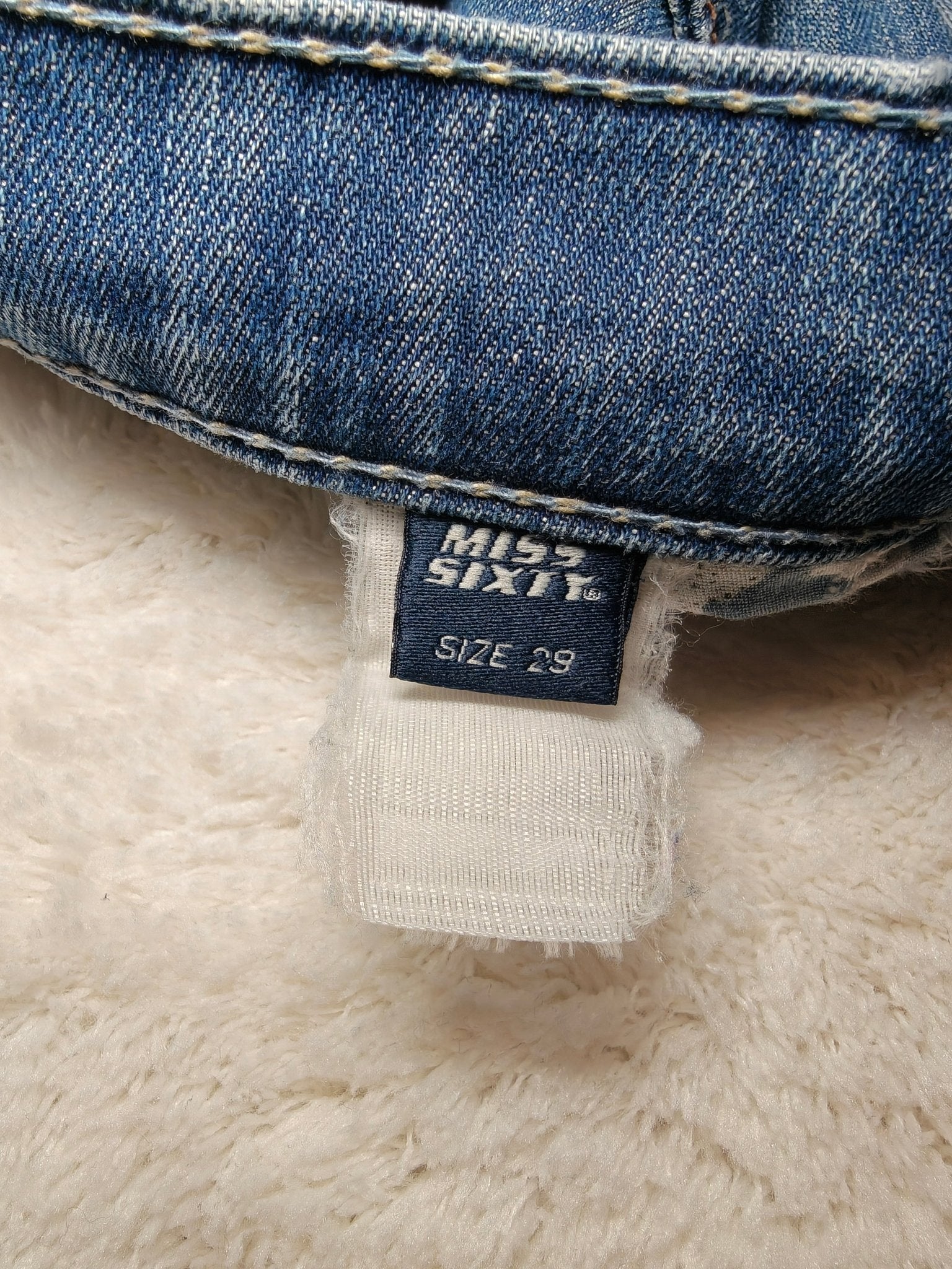 Women Miss Sixty Shock Blue Slim W29 L30 (EU 38/M) Jeans