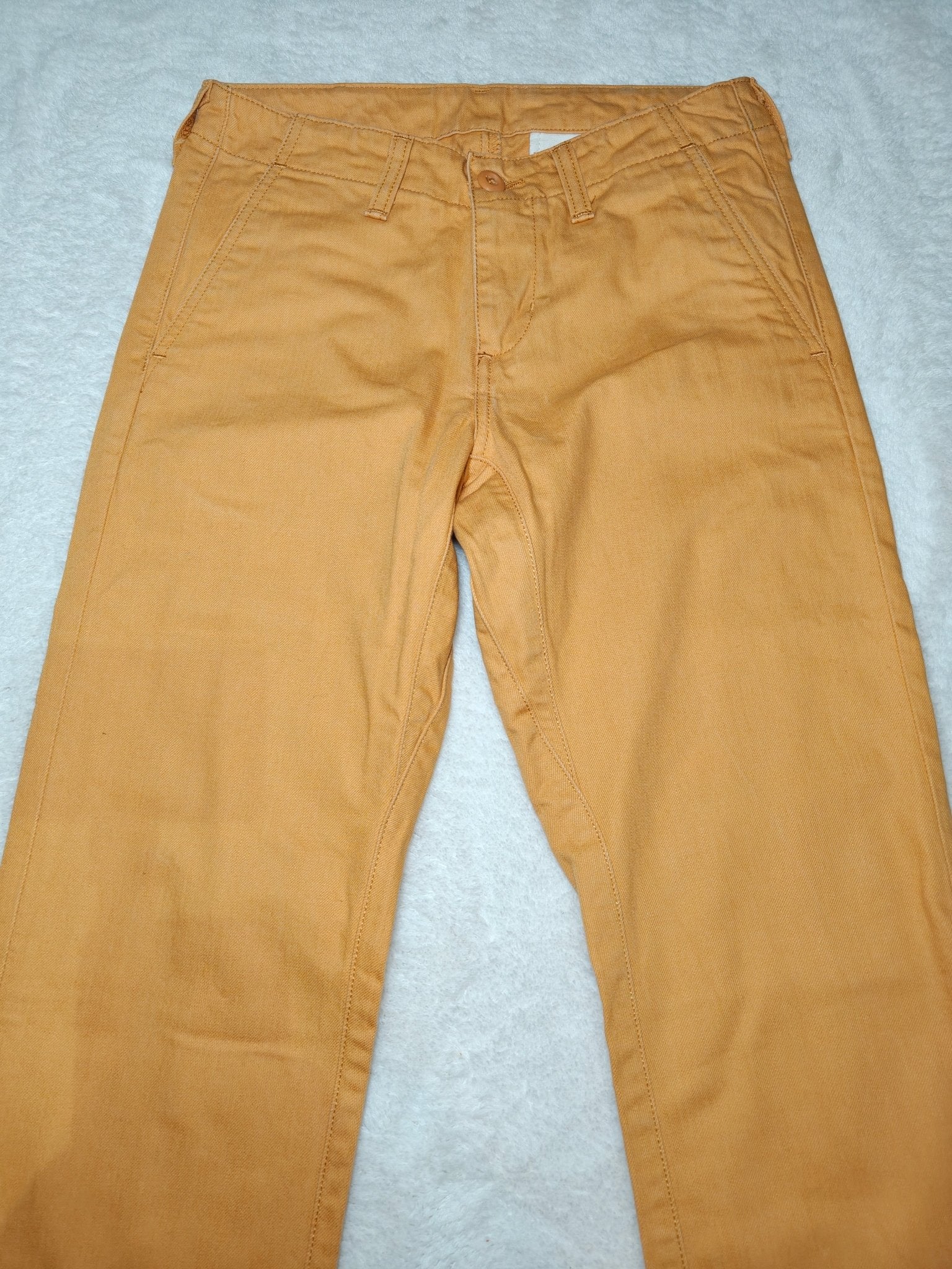 Women Carhartt X' Club Pant Camel Slim W26 L32 (EU 36/S) Jeans