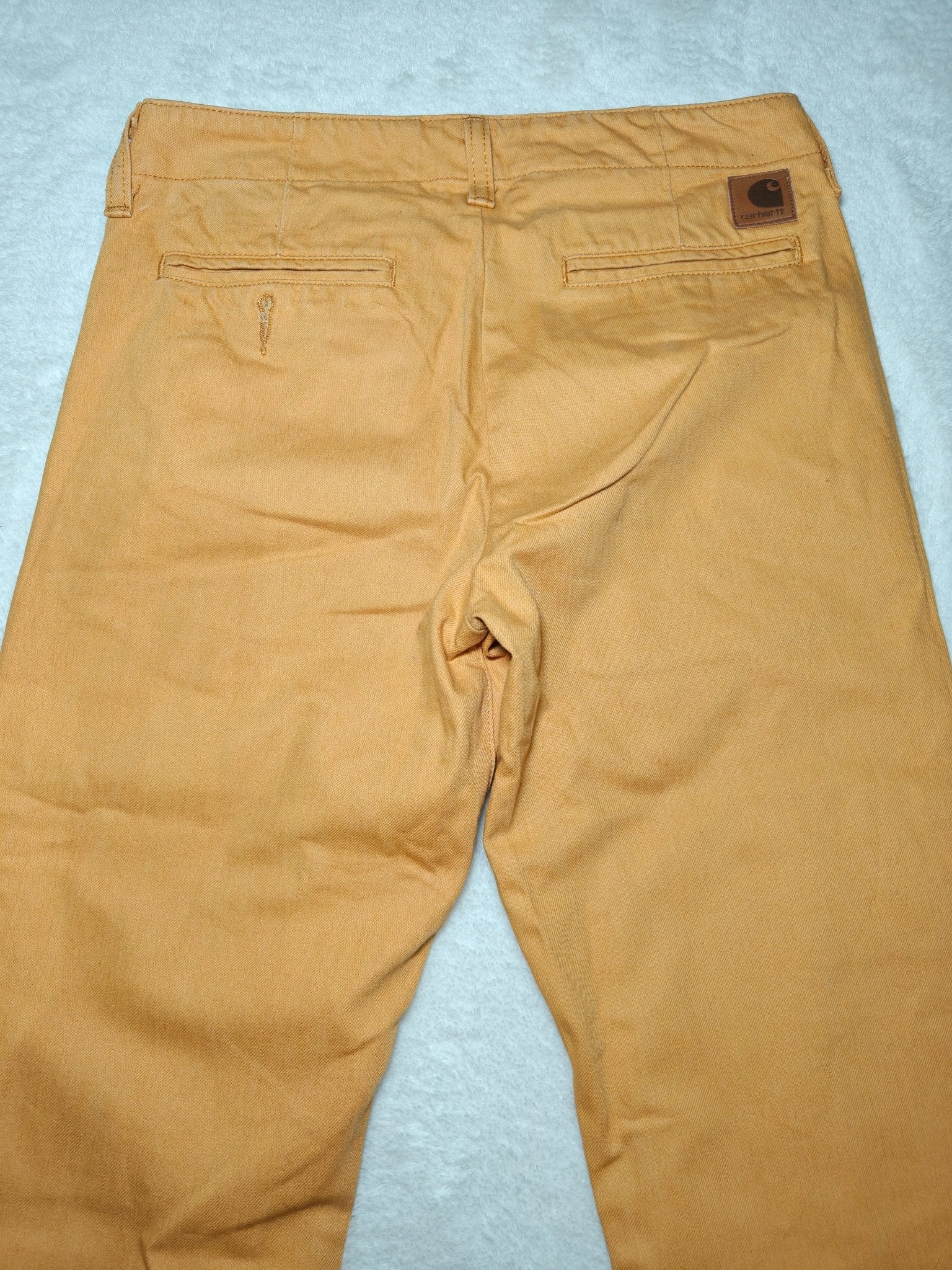 Women Carhartt X' Club Pant Camel Slim W26 L32 (EU 36/S) Jeans