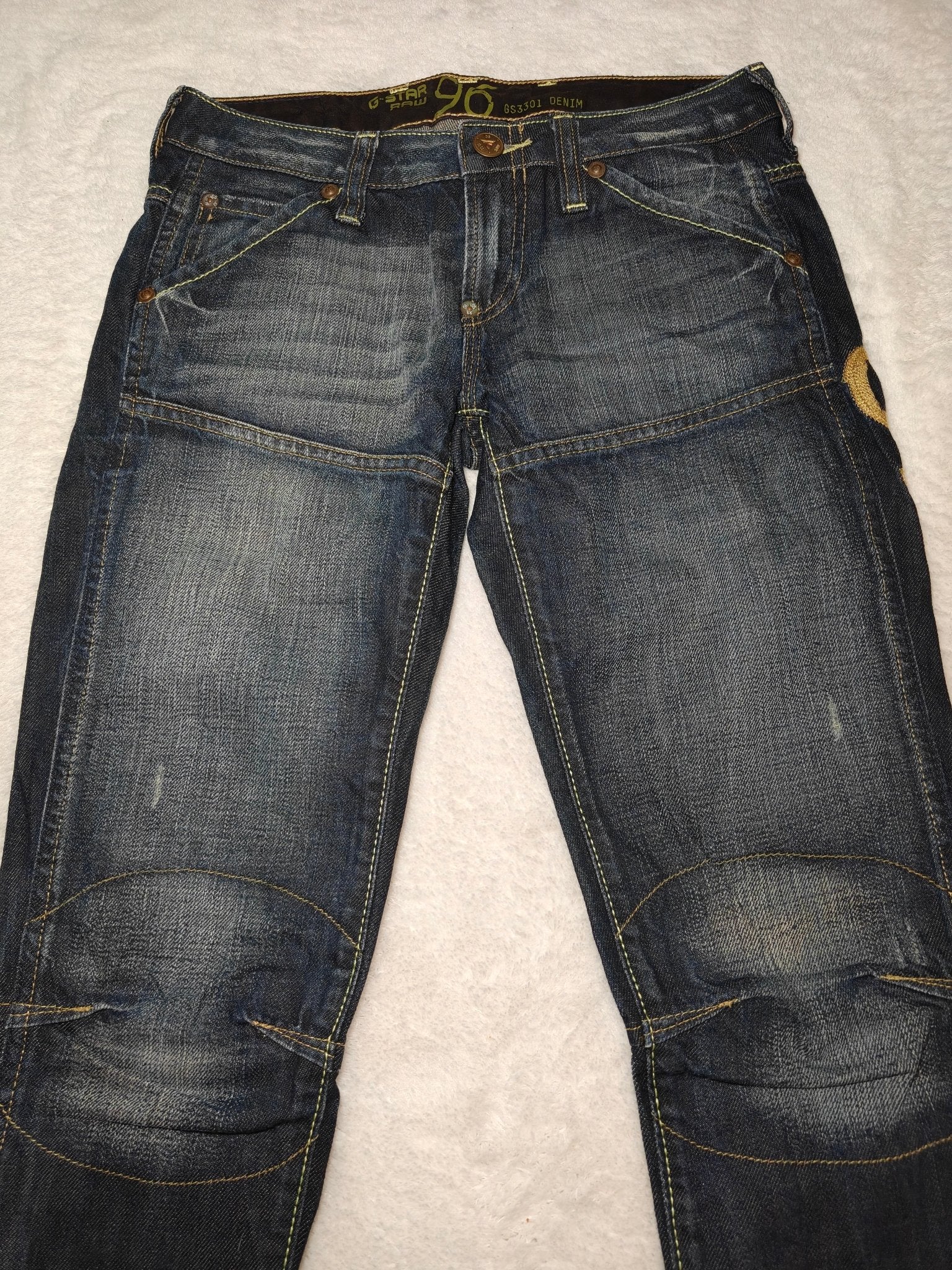 Women G - Star RAW Elwood Heritage Dark Blue Slim W26 L32 (EU 36/S) Jeans