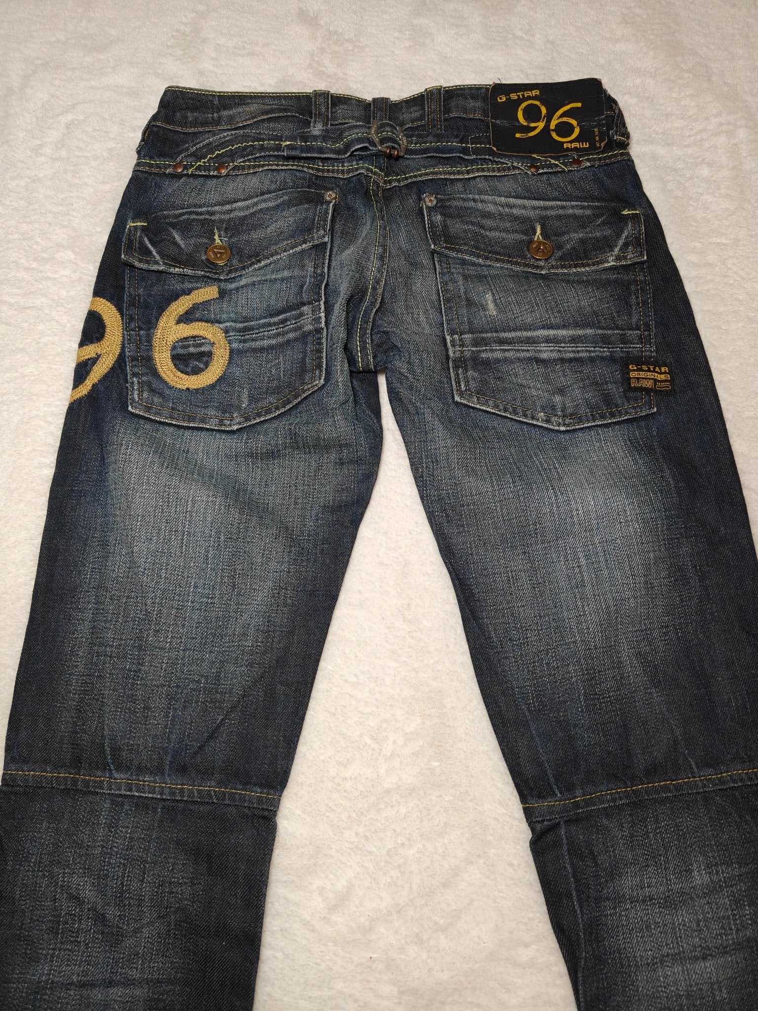 Women G - Star RAW Elwood Heritage Dark Blue Slim W26 L32 (EU 36/S) Jeans