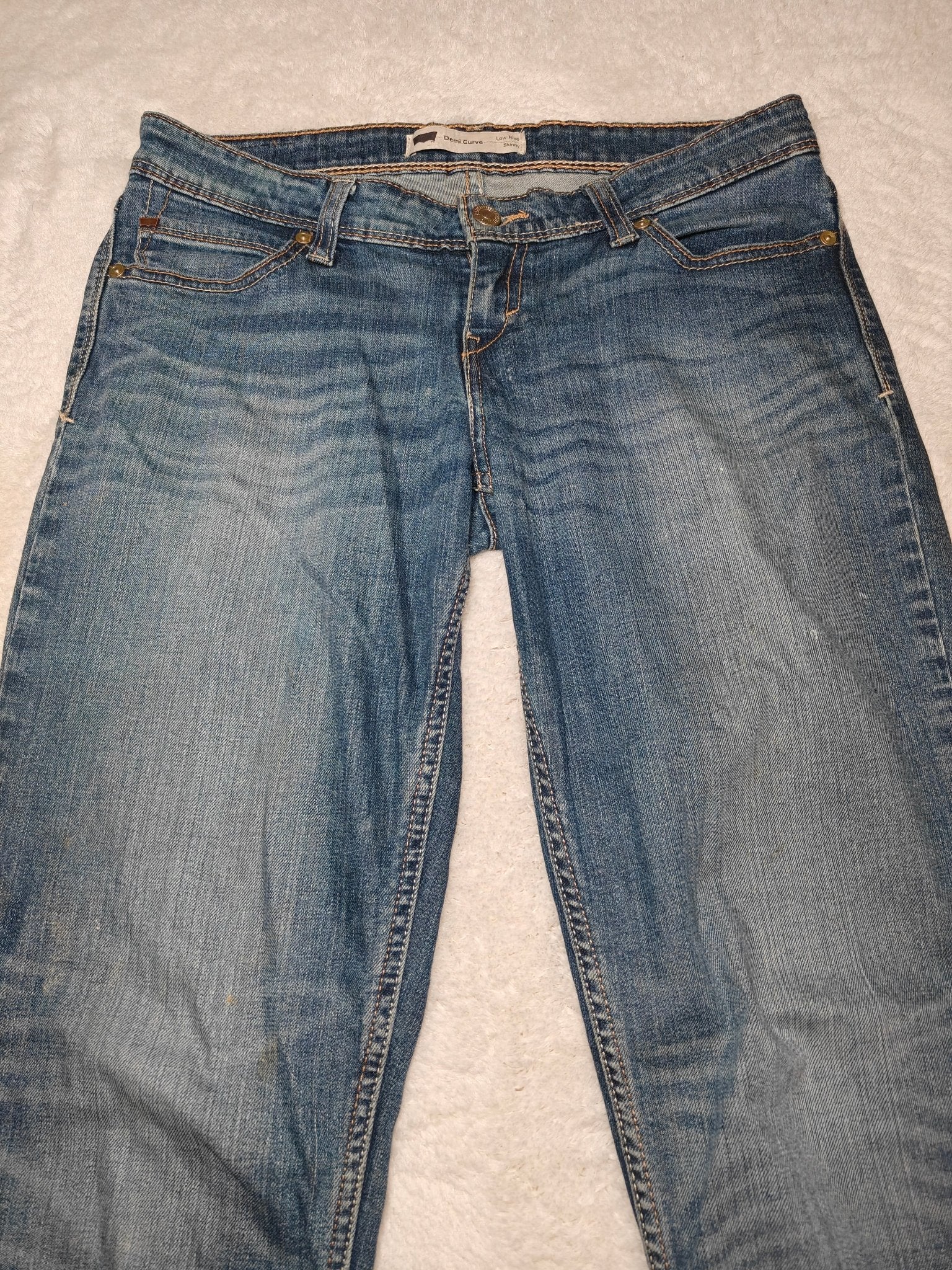 Women’s Levi’s Demi Curve Jeans Blue Faded Skinny W28 L32 (EU 38/M)