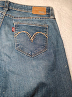 Women’s Levi’s Demi Curve Jeans Blue Faded Skinny W28 L32 (EU 38/M)