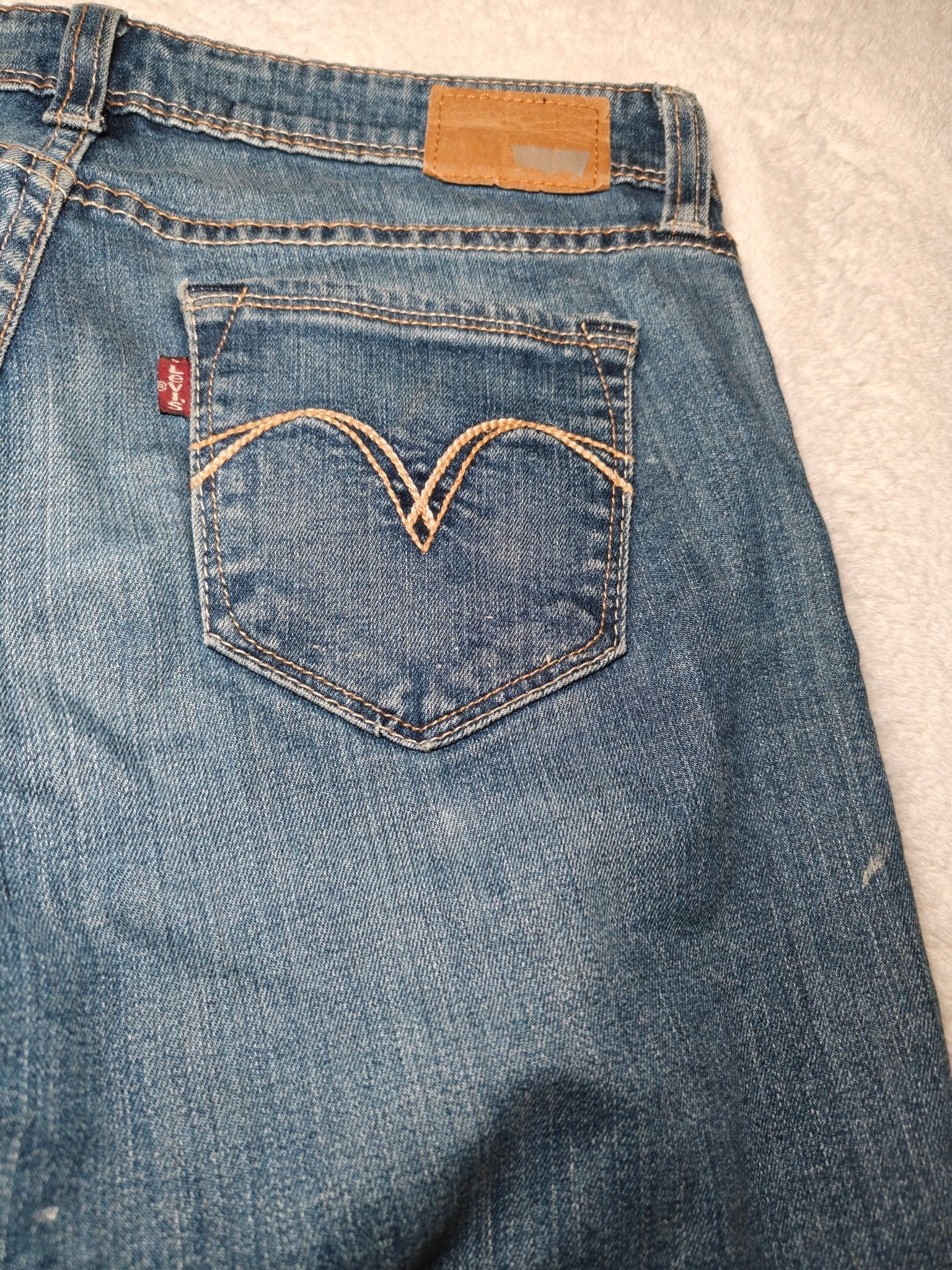 Women’s Levi’s Demi Curve Jeans Blue Faded Skinny W28 L32 (EU 38/M)