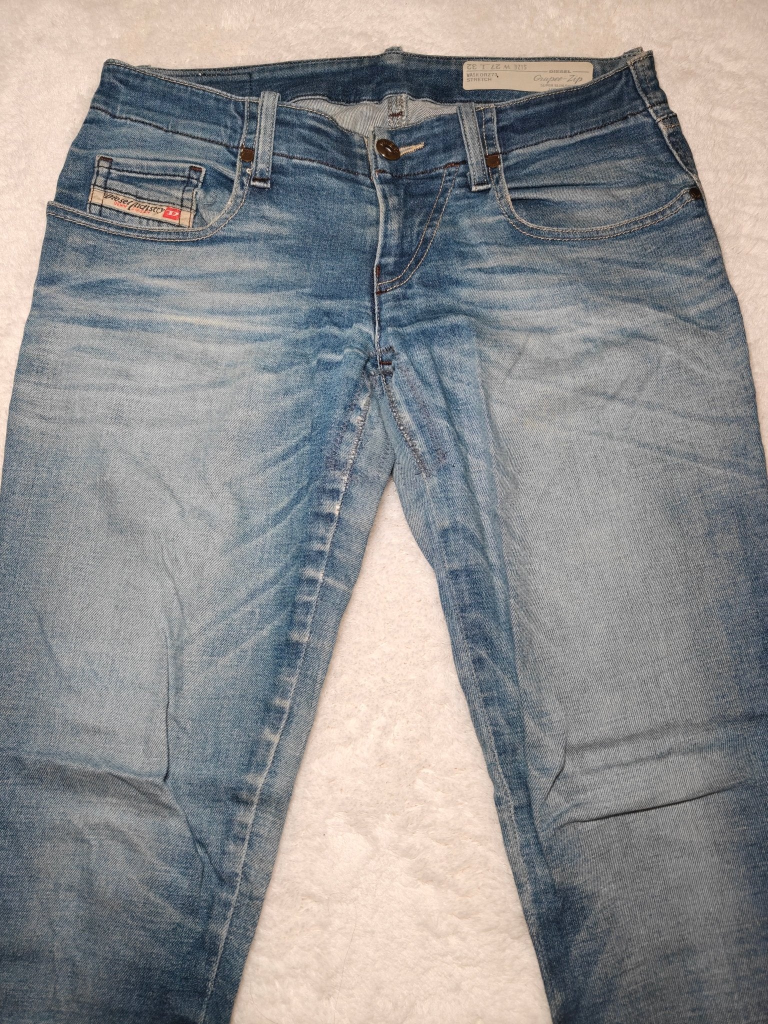 Women’s Diesel Grupee - Zip Jeans Blue Skinny W27 L32 (EU 36/S)