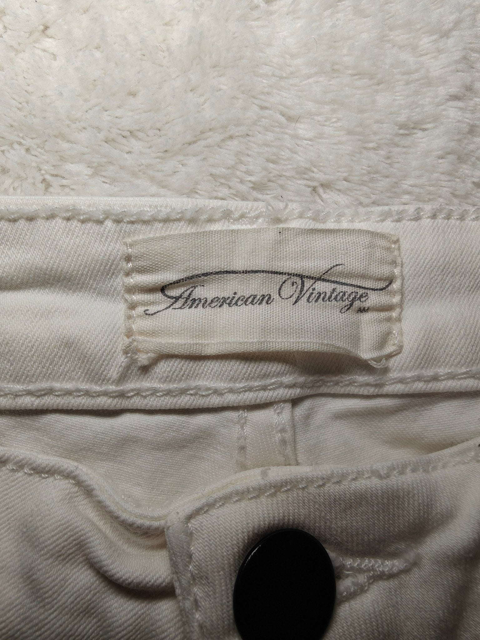 Women American Vintage R53Q/JIM203 White Skinny W28 L28 (EU 38/M) Jeans