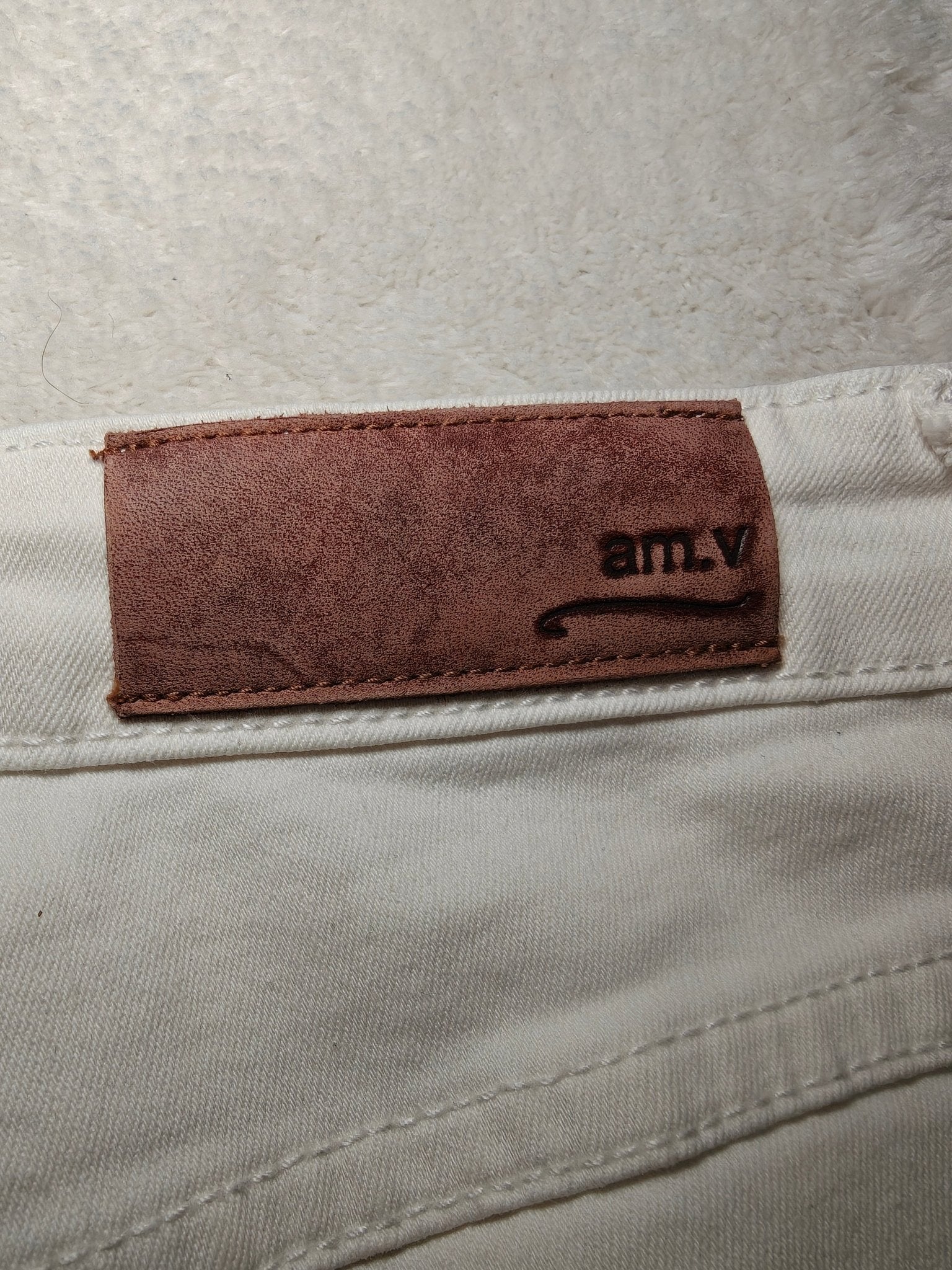 Women American Vintage R53Q/JIM203 White Skinny W28 L28 (EU 38/M) Jeans