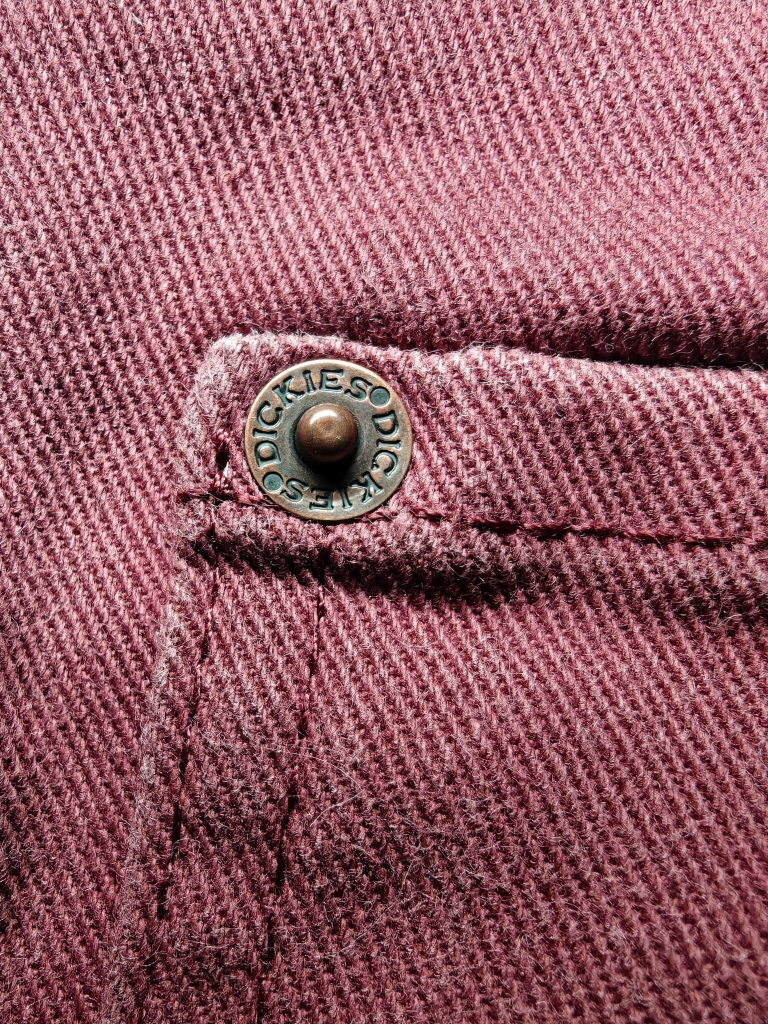 Men’s Dickies Jeans Burgundy Slim Skinny W38 L32