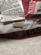 Men’s Dickies Jeans Burgundy Slim Skinny W38 L32