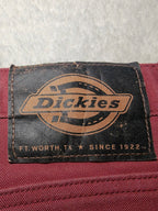 Men’s Dickies Jeans Burgundy Slim Skinny W38 L32