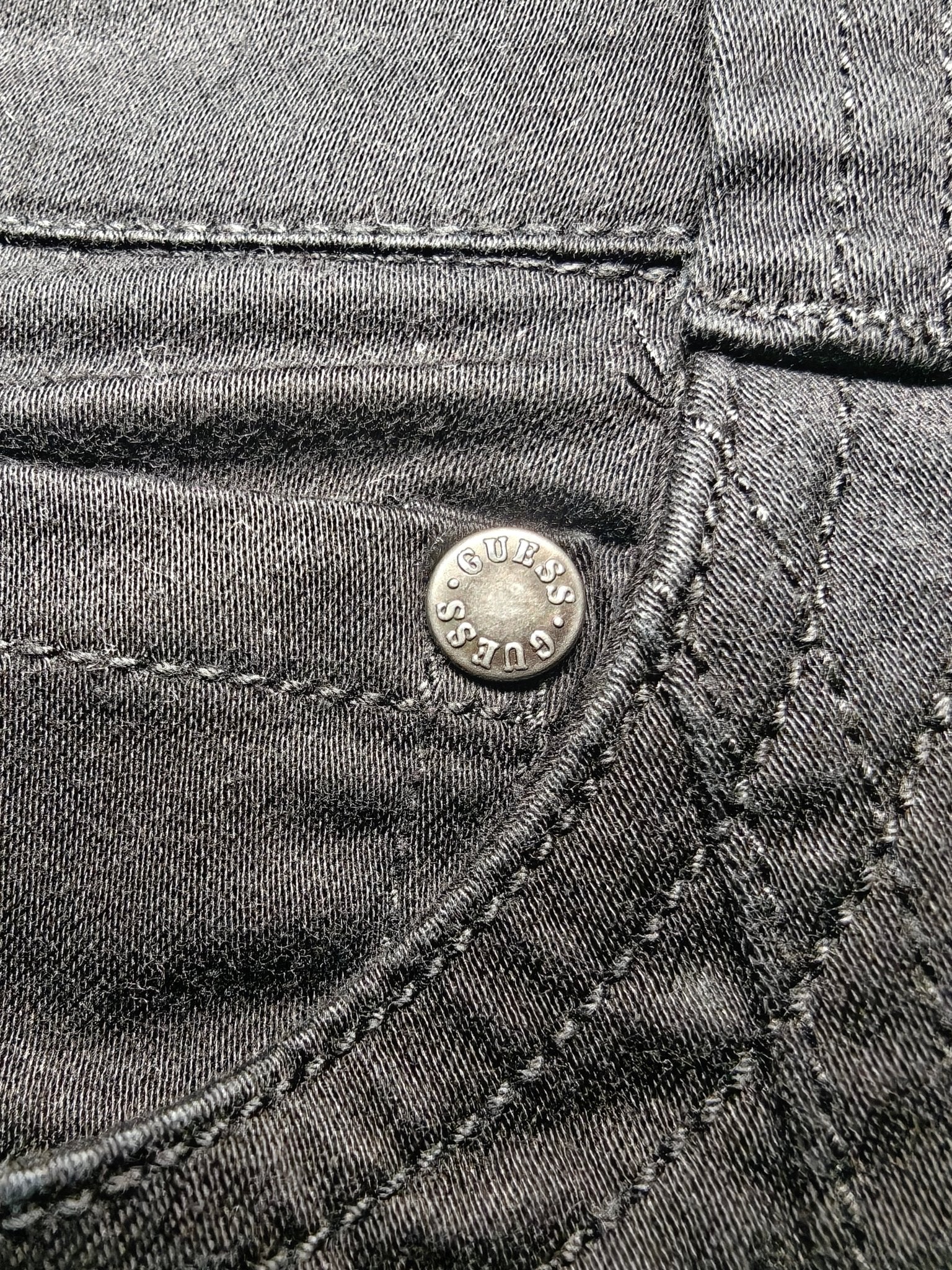 Women’s Guess Modele Trousers Black Slim W29 L32 (EU 38/M)