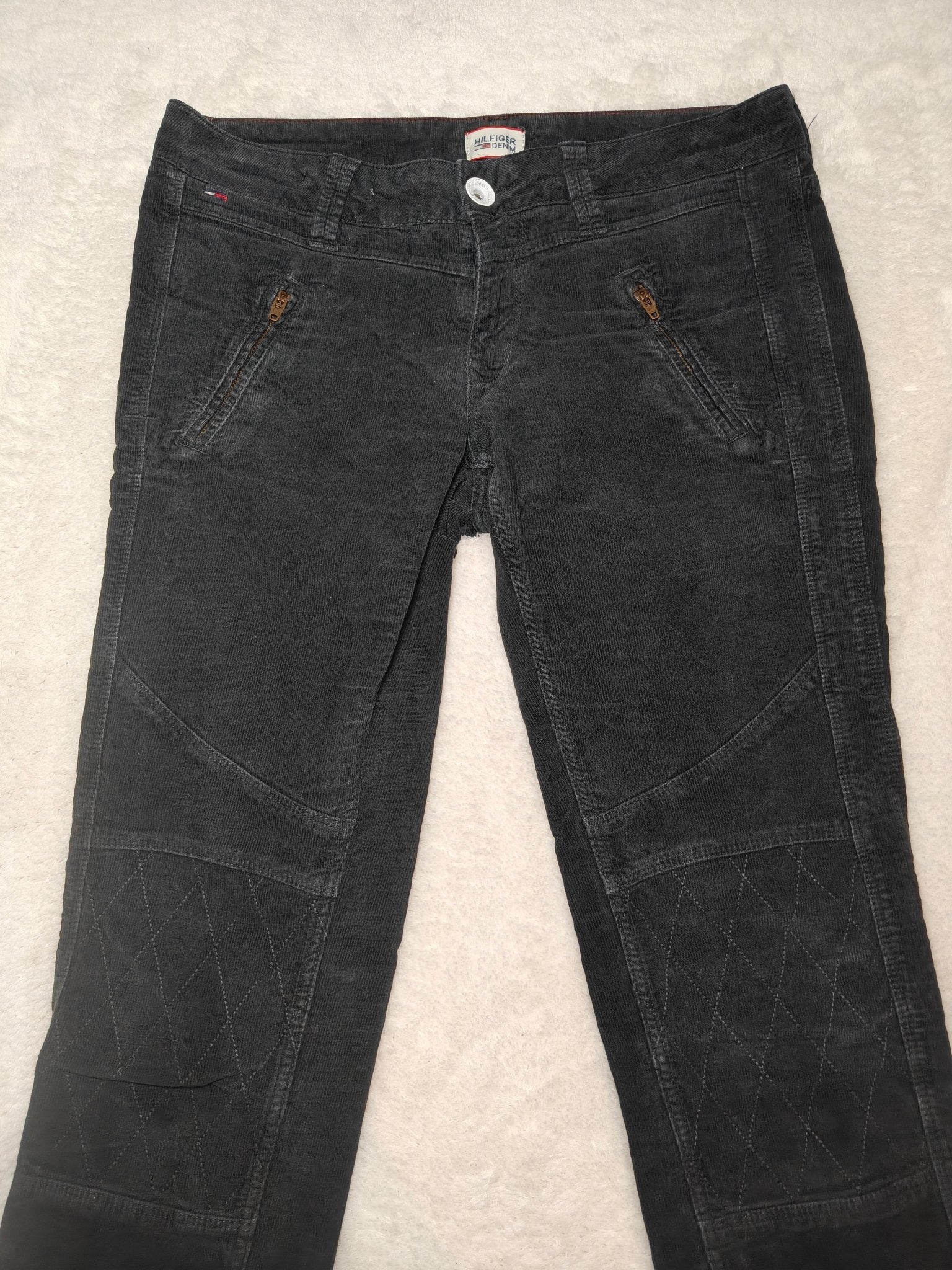 Women’s Tommy Hilfiger Sophie Biker Jeans Black Faded Skinny W28 L34 (EU 38/M)