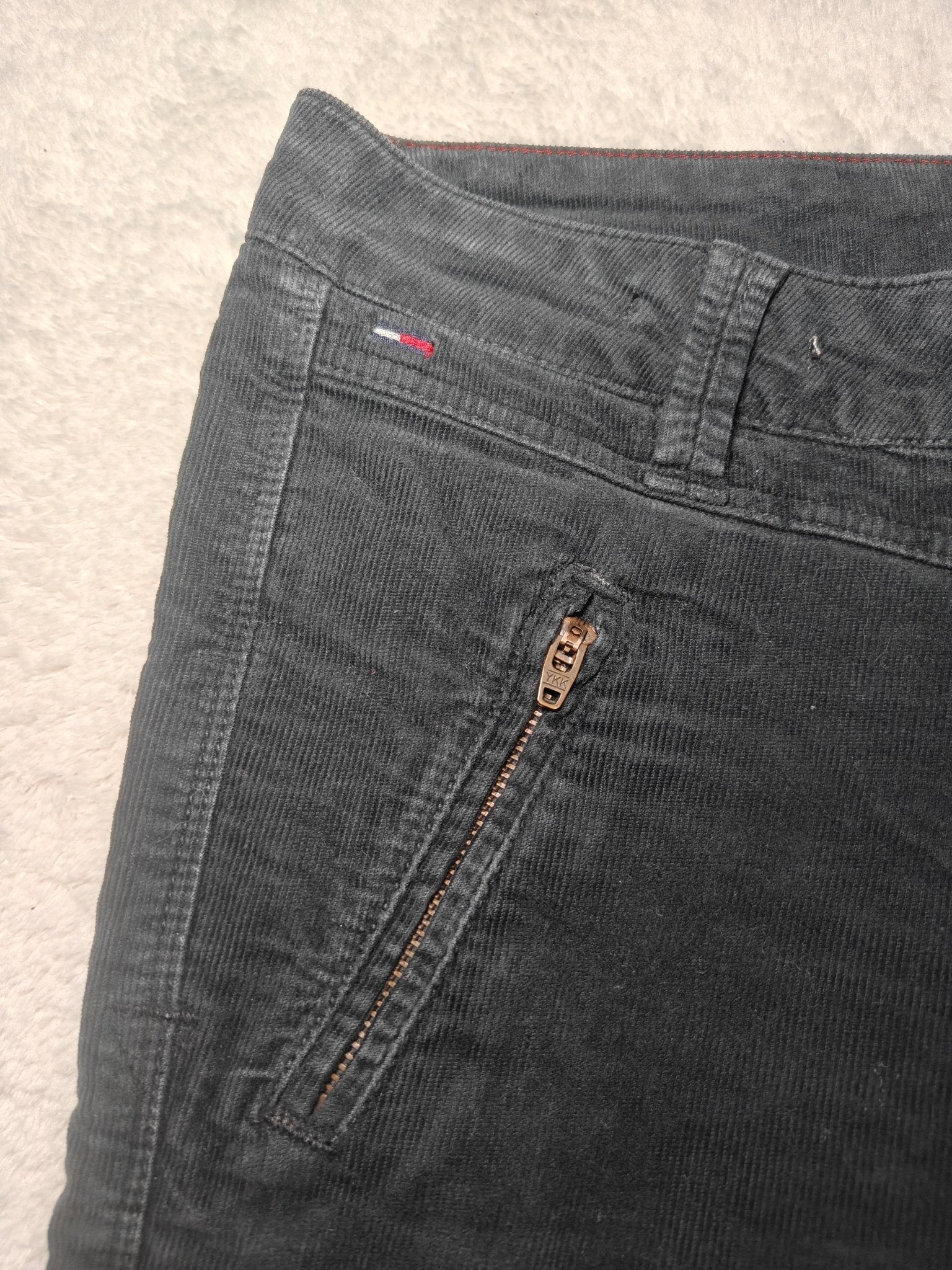 Women’s Tommy Hilfiger Sophie Biker Jeans Black Faded Skinny W28 L34 (EU 38/M)